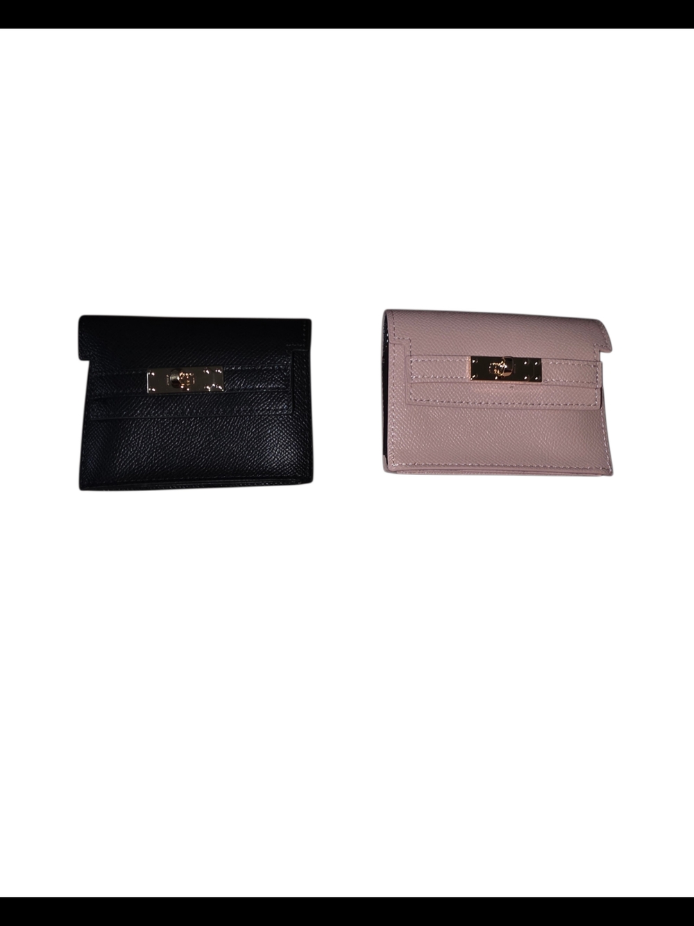 Brand New - Black & Blush Pink Compact Cardholder Bundle